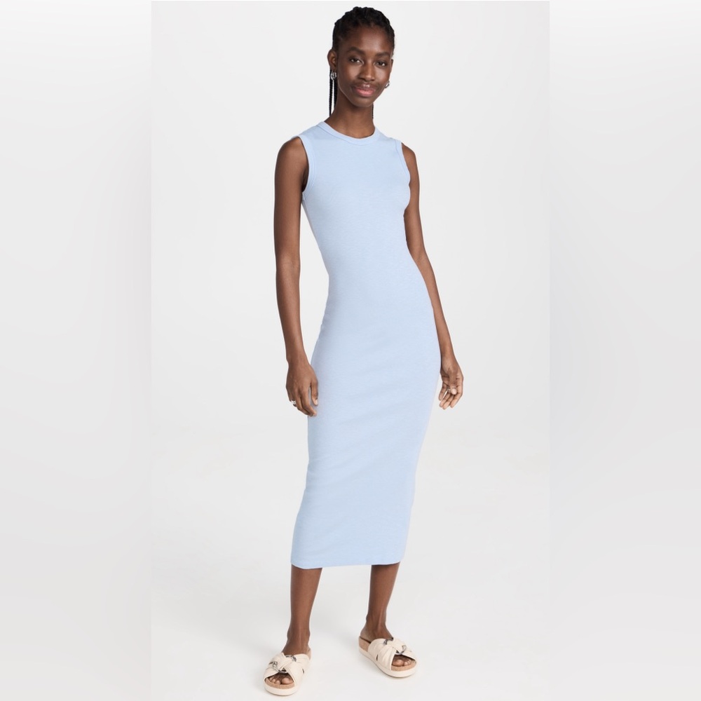 Enza Costa Textured Knit Sleeveless Maxi Dress